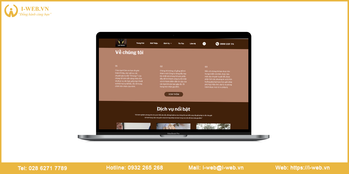 Mẫu web luật sư