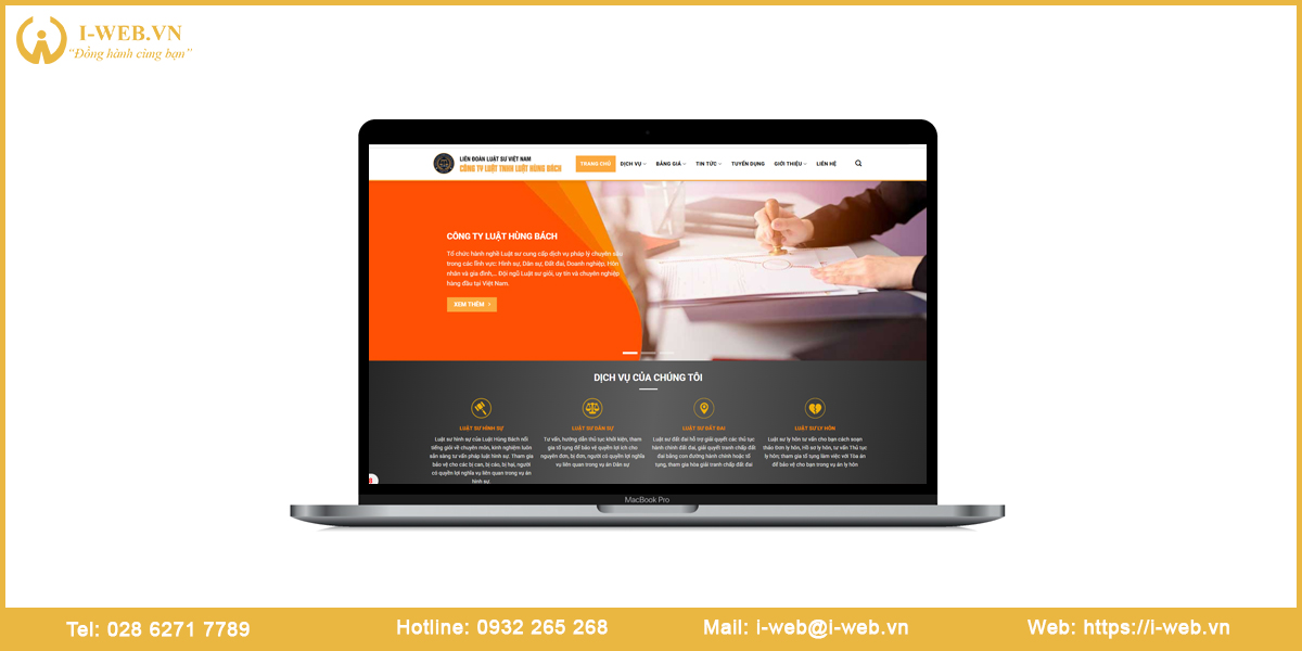 Mẫu web luật sư