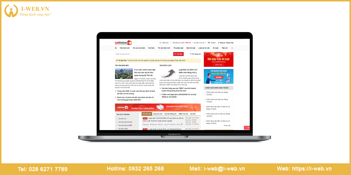 Mẫu web luật sư