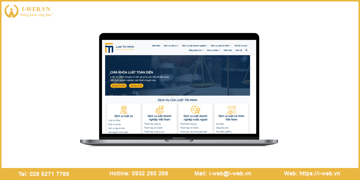 Mẫu web luật sư