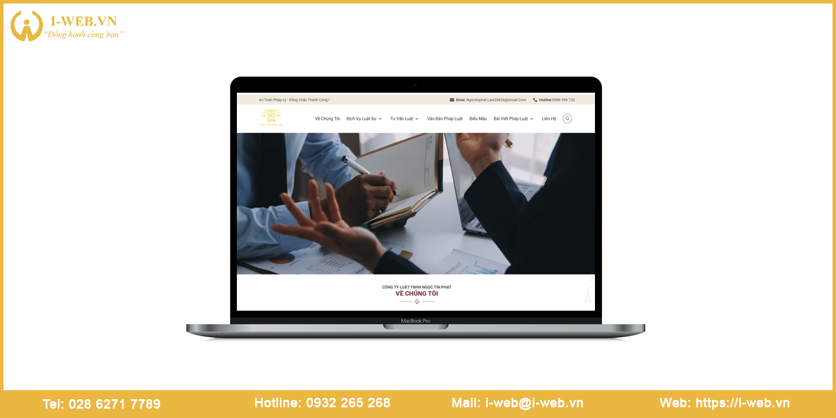 Mẫu web luật sư