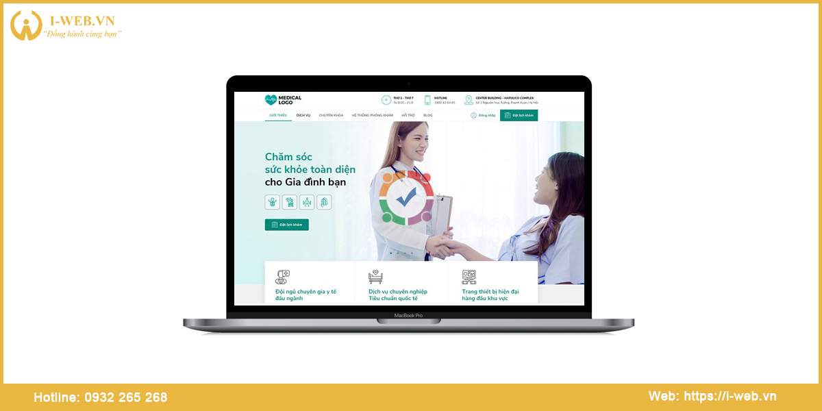 Mẫu thiết kế web nha khoa