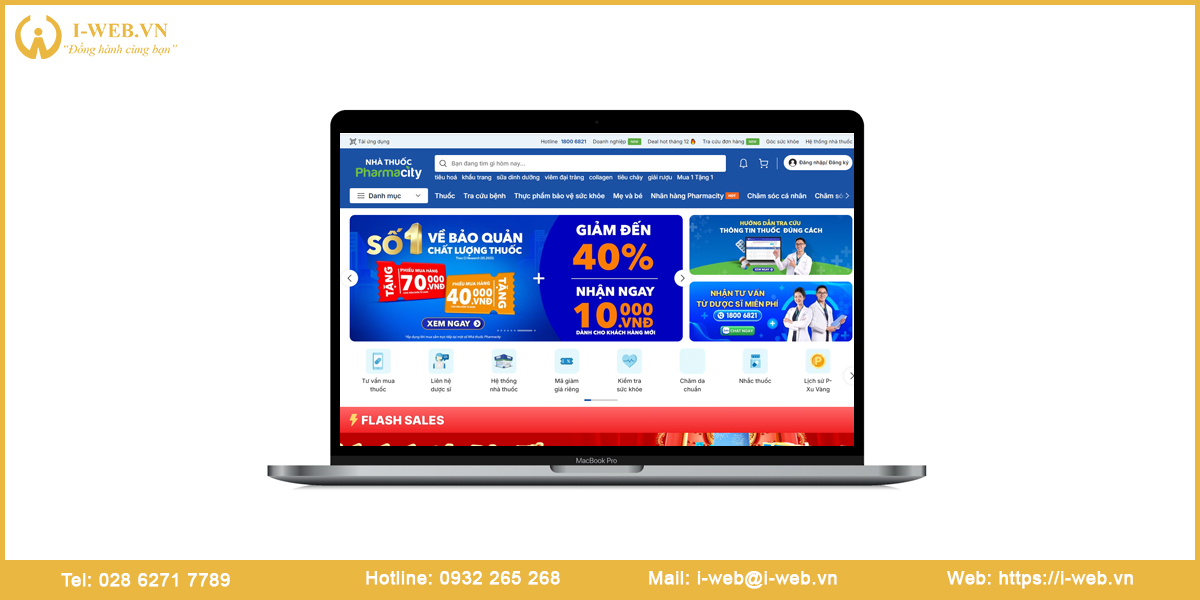 Mẫu website nhà thuốc