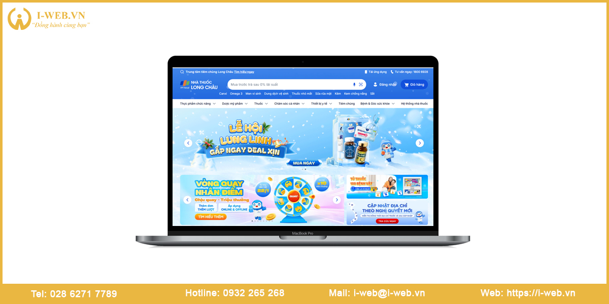Mẫu website nhà thuốc