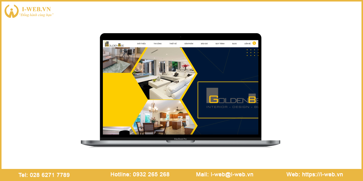 Mẫu website nội thất