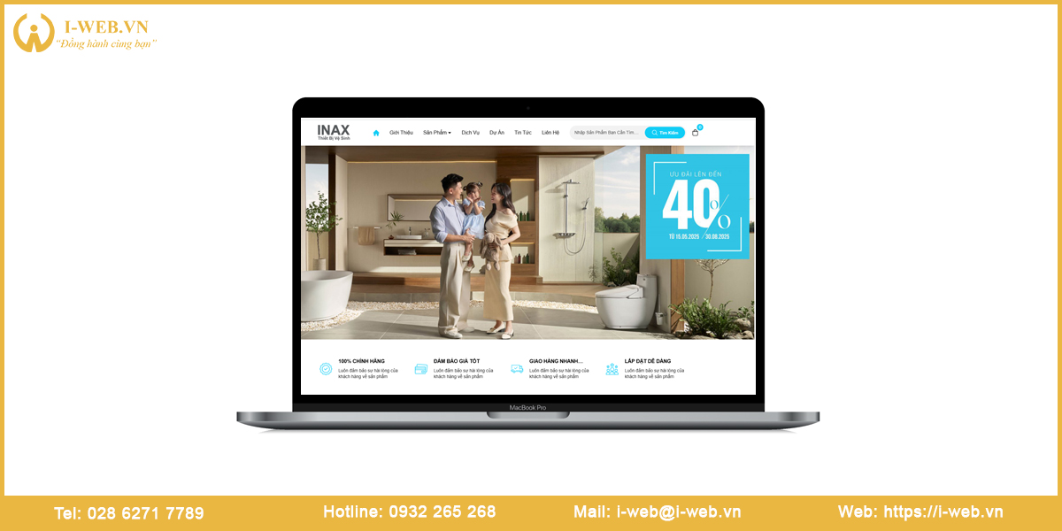 Mẫu website nội thất