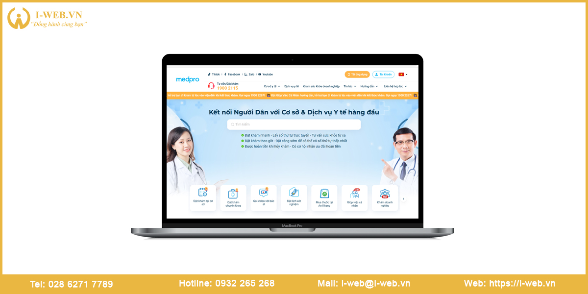 Mẫu web phòng khám