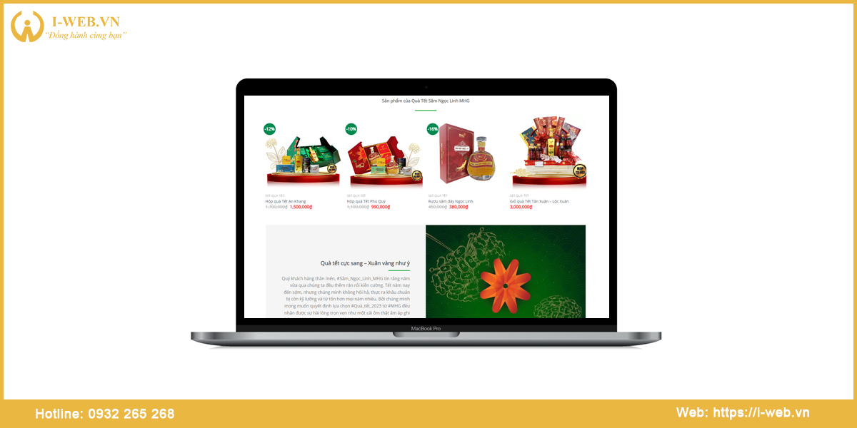 Mẫu web quà tặng