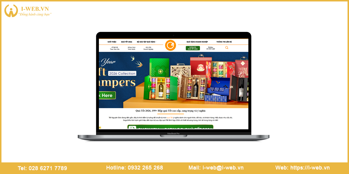 Mẫu web quà tặng