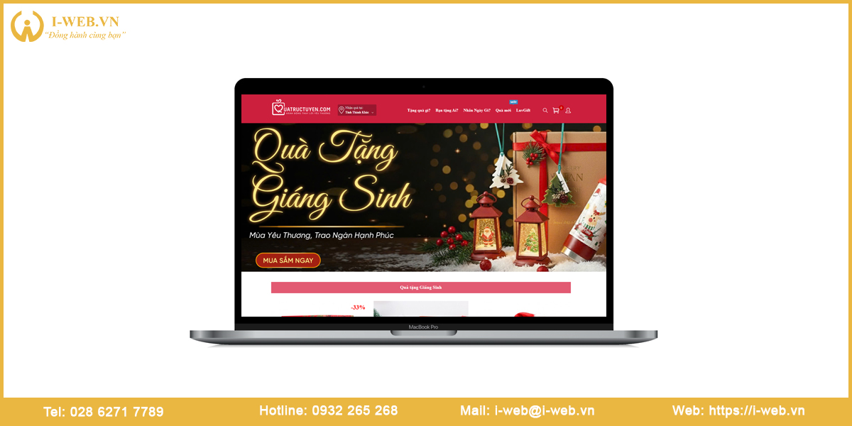 Mẫu web quà tặng