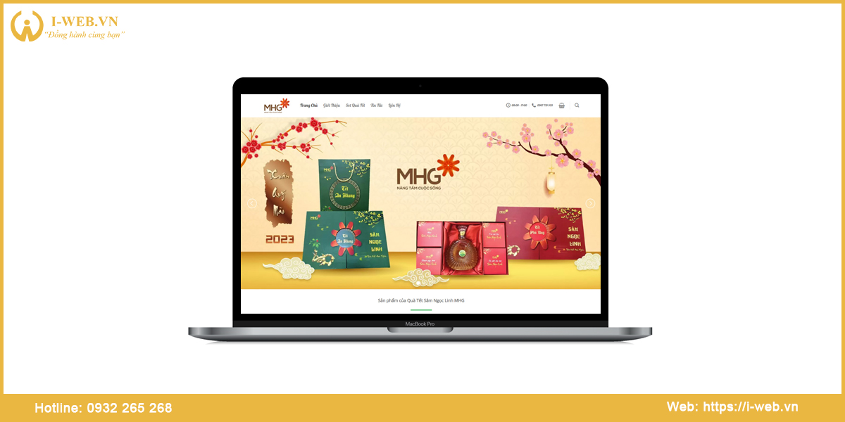 Mẫu web quà tặng