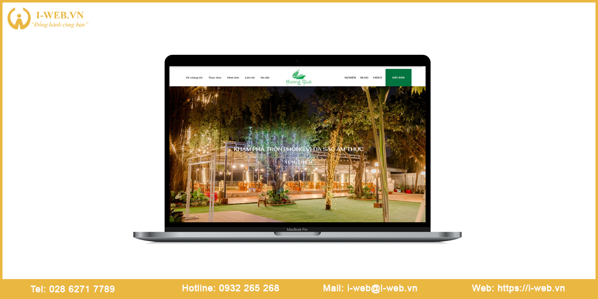 Mẫu website quán ăn