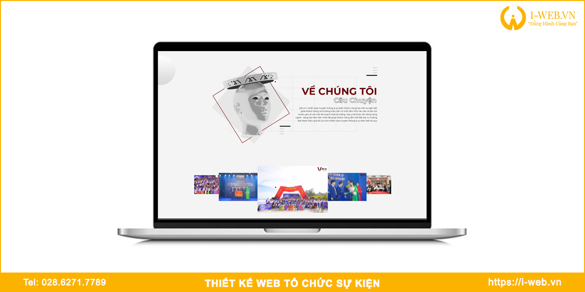 Mẫu web tổ chức sự kiện