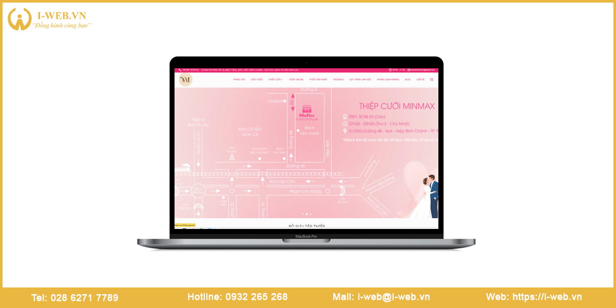 Mẫu website thiệp cưới