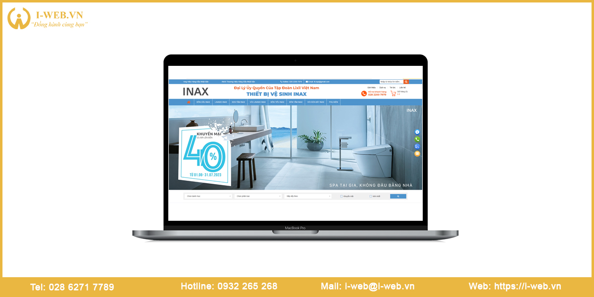 Mẫu website thiết bị vệ sinh