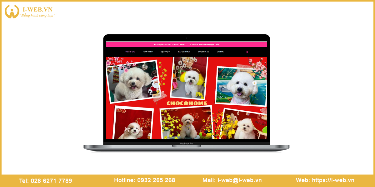 Mẫu web thú cưng