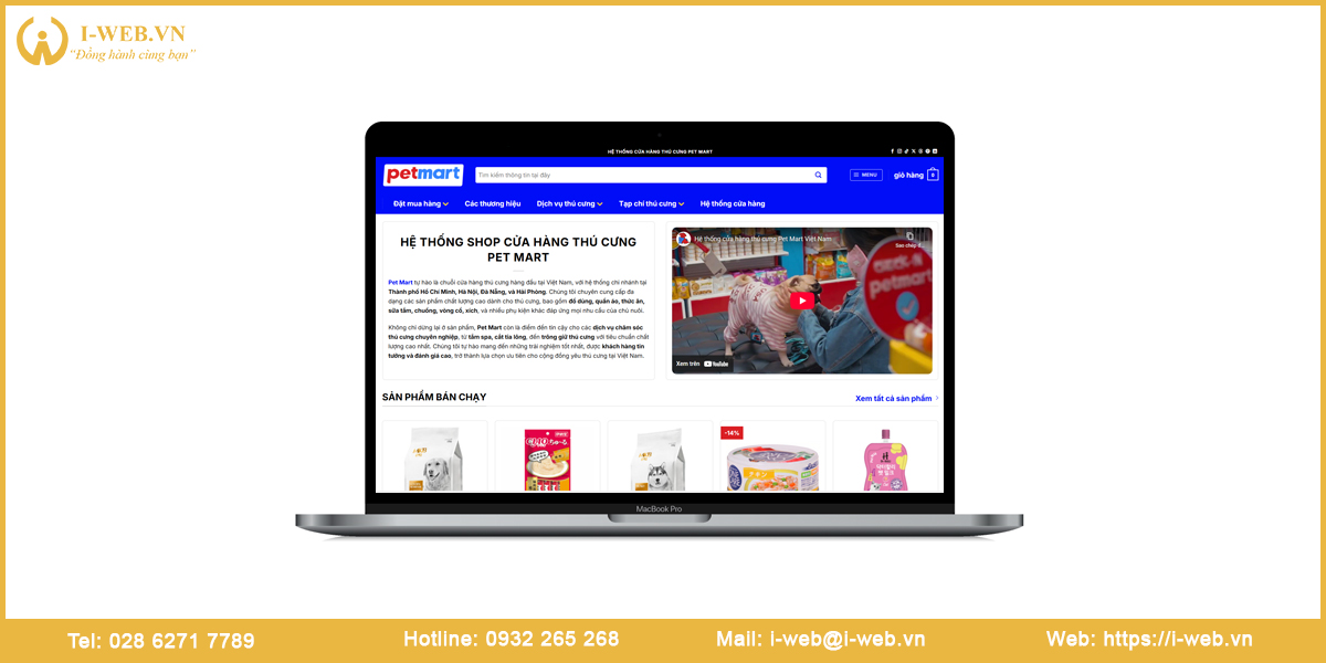 Mẫu web thú cưng