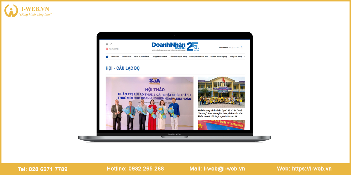 Mẫu web tổ chức hiệp hội