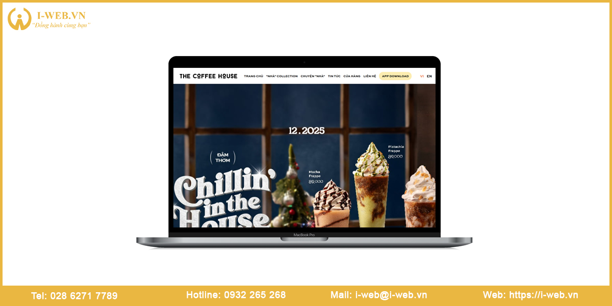 Mẫu web trà sữa