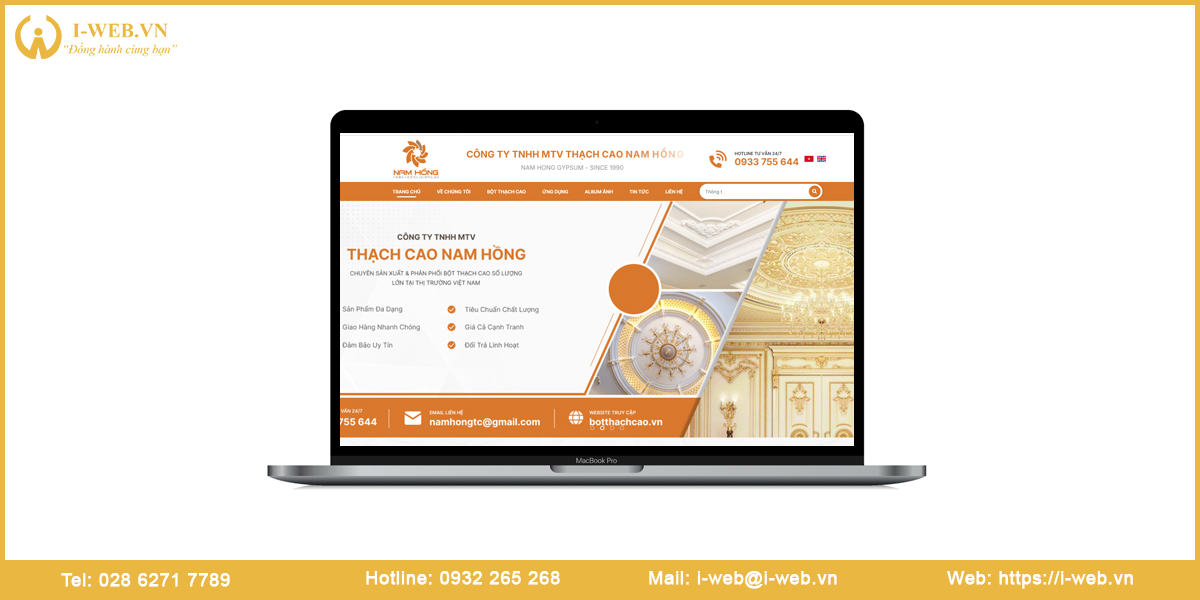 Mẫu thiết kế website Trà Vinh
