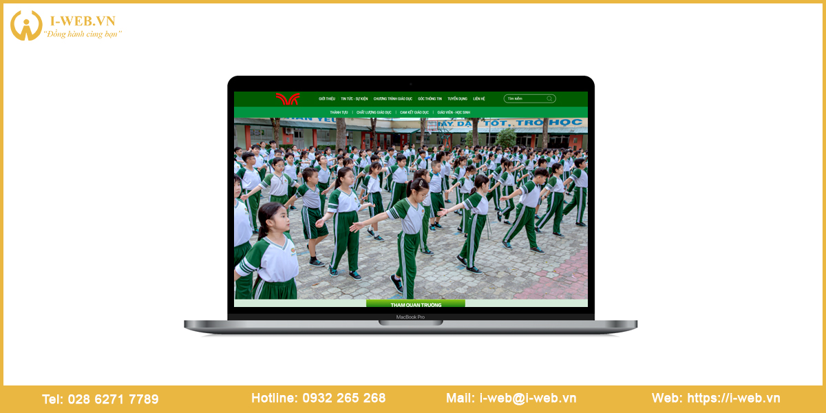 Mẫu web trường học