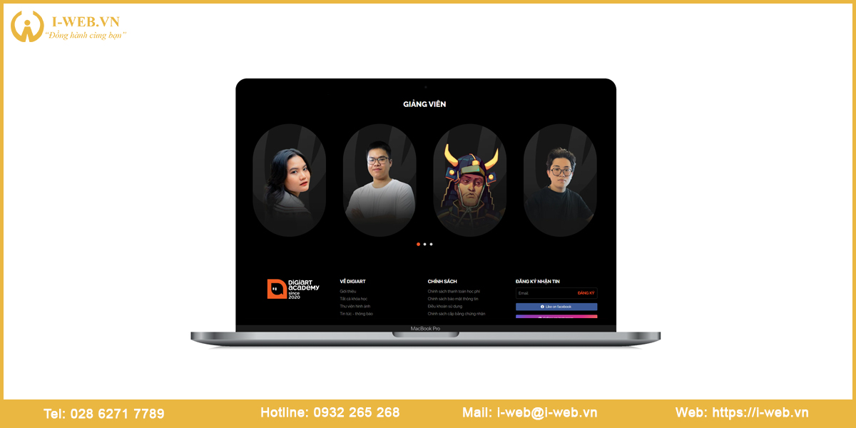 Mẫu web trường học