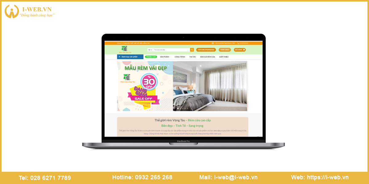 Mẫu thiết kế web Vũng Tàu