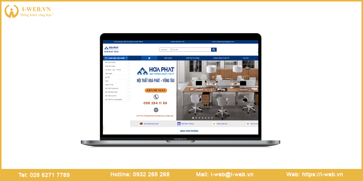 Mẫu thiết kế web Vũng Tàu