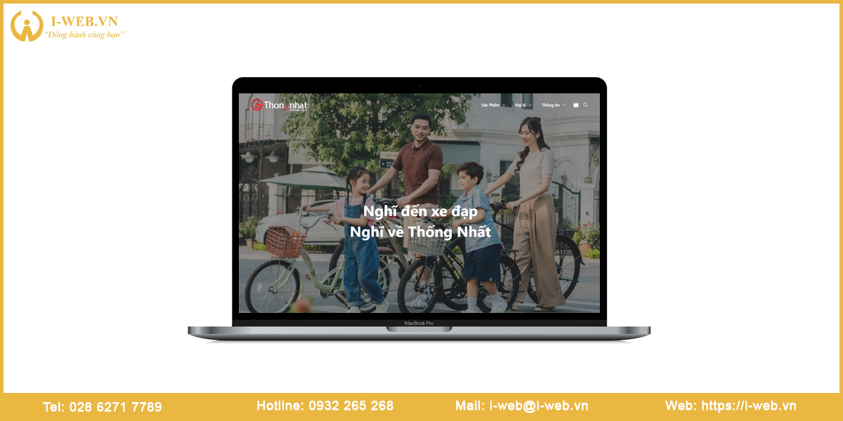 Mẫu web bán xe đạp