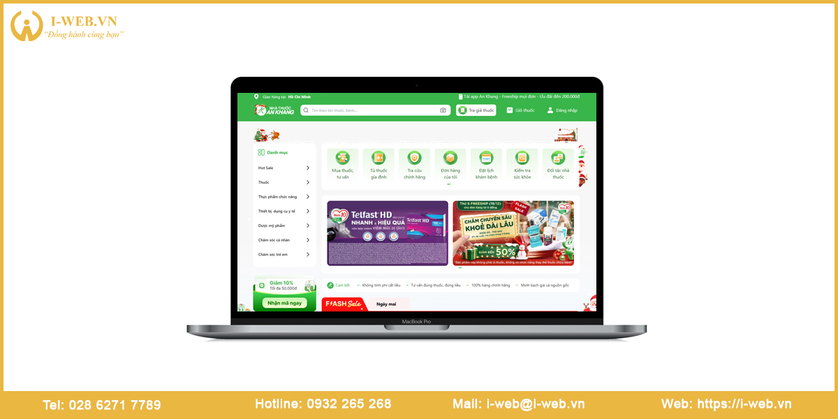 Mẫu website y tế