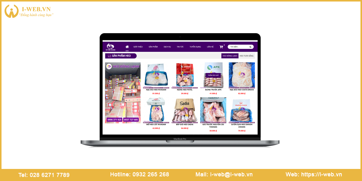 Mẫu thiết kế website Cà Mau