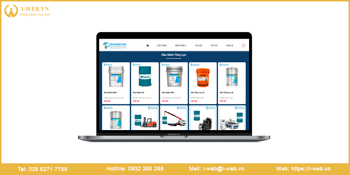 Mẫu thiết kế website Cà Mau