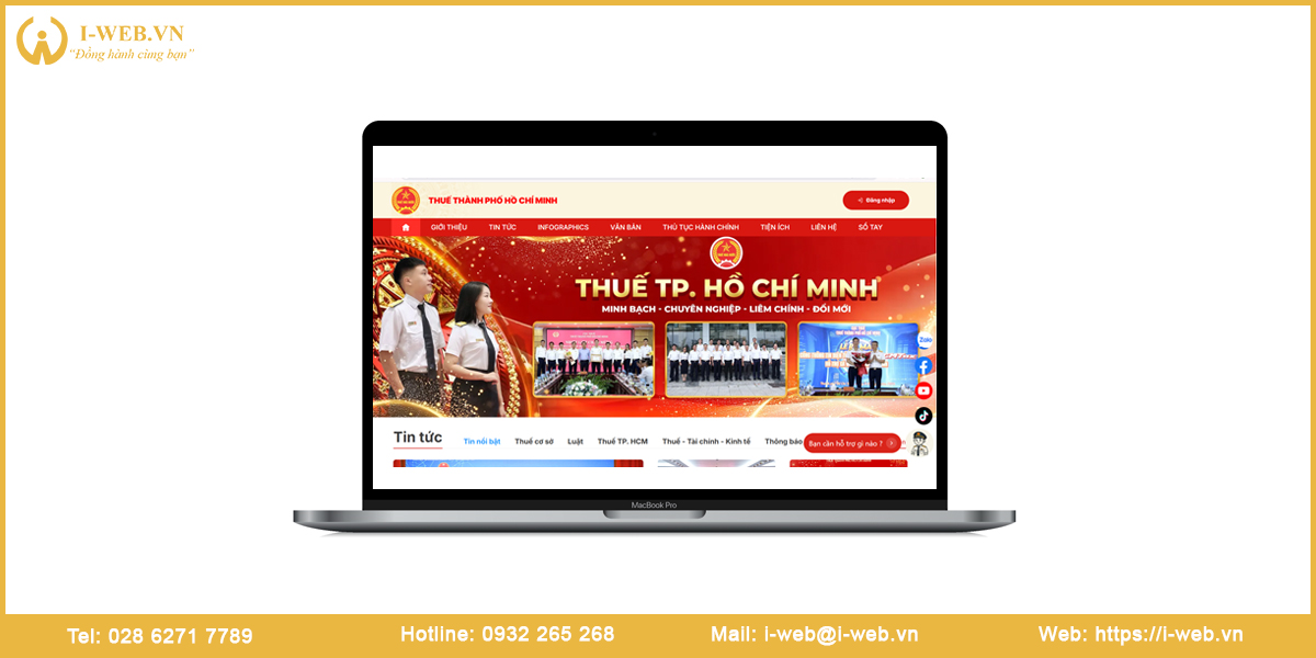 Mẫu website cơ quan