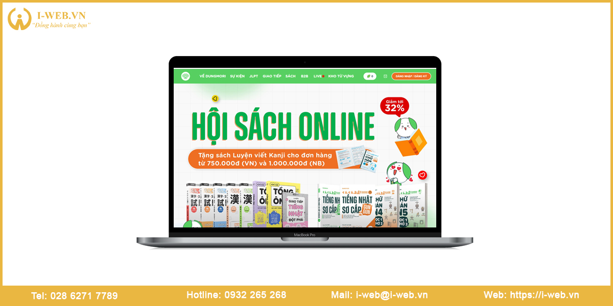 Mẫu web Nhật Ngữ