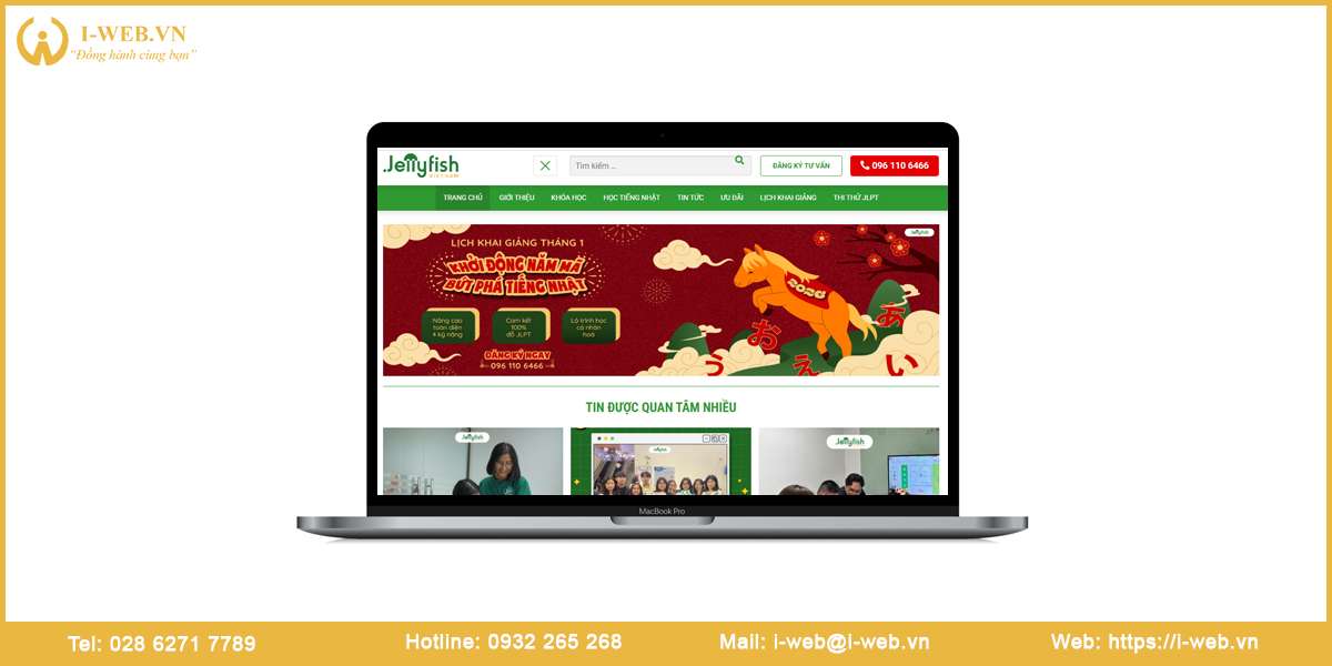 Mẫu web Nhật Ngữ