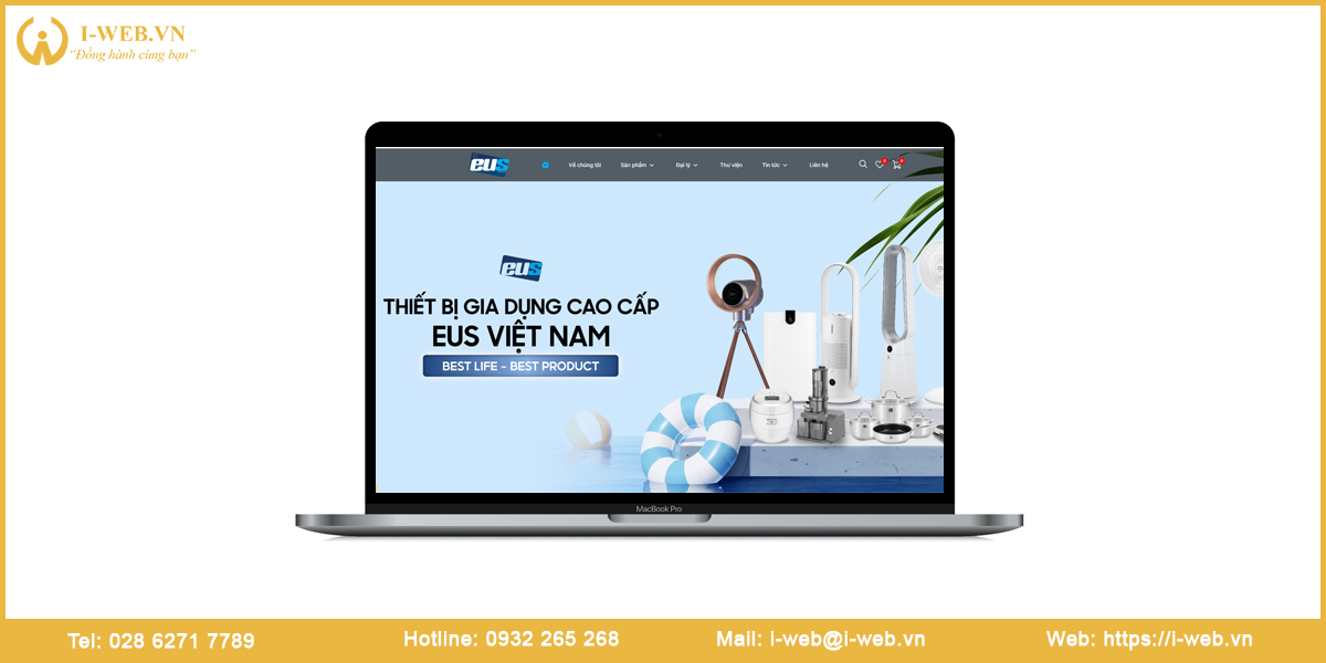 Mẫu thiết kế website Đồng Tháp