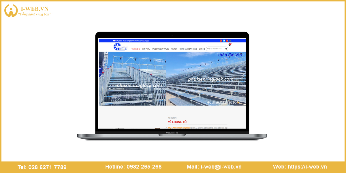 Mẫu web giàn giáo