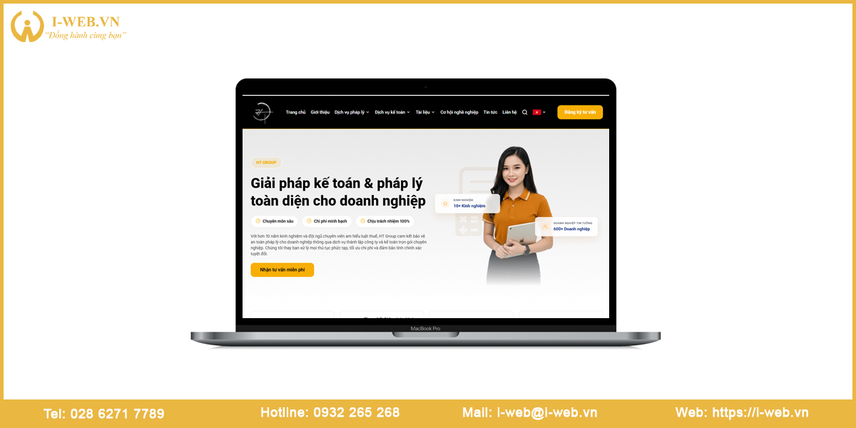 Mẫu thiết kế website Gò Vấp
