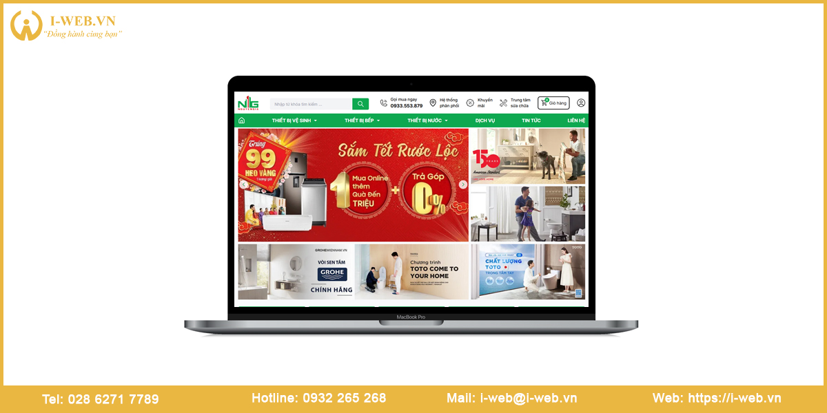 Mẫu thiết kế website Gò Vấp