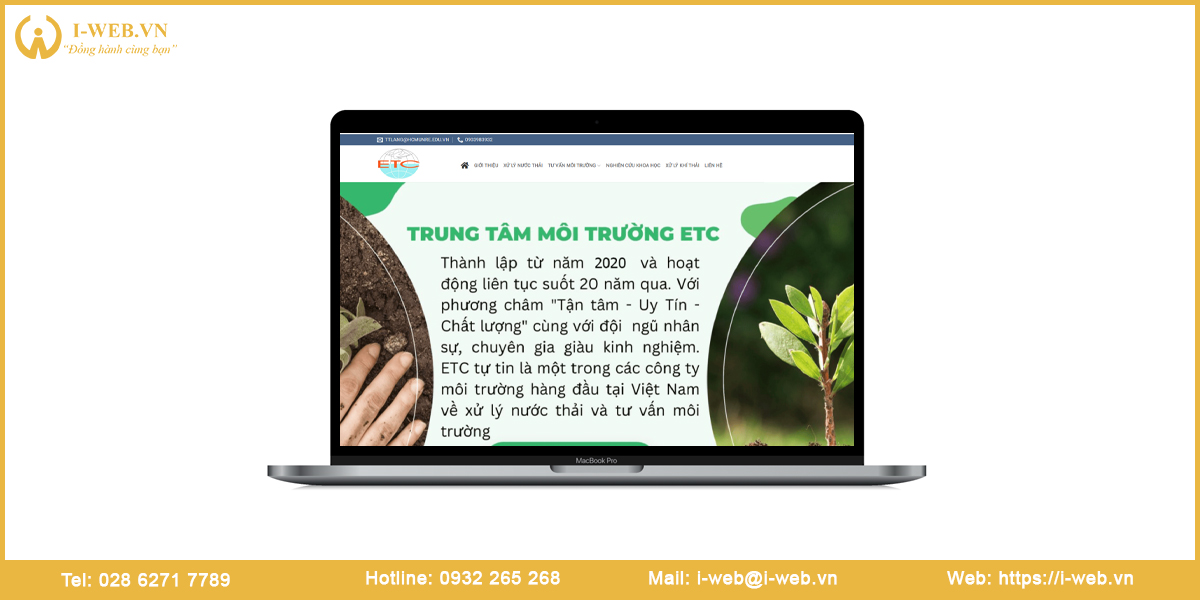 Mẫu website môi trường