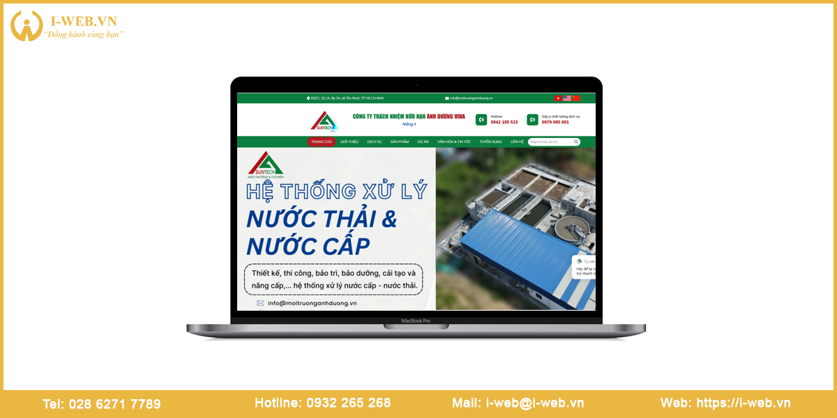 Mẫu web môi trường