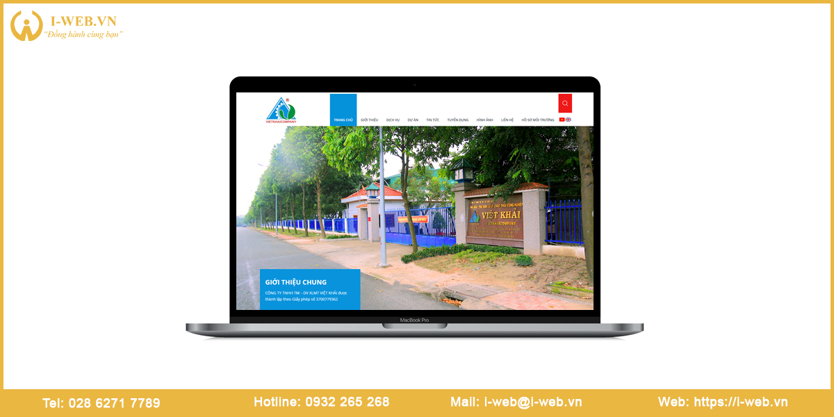 Mẫu web môi trường