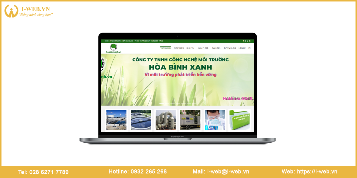 Mẫu website môi trường
