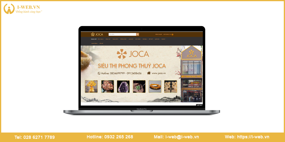 Mẫu website phong thủy