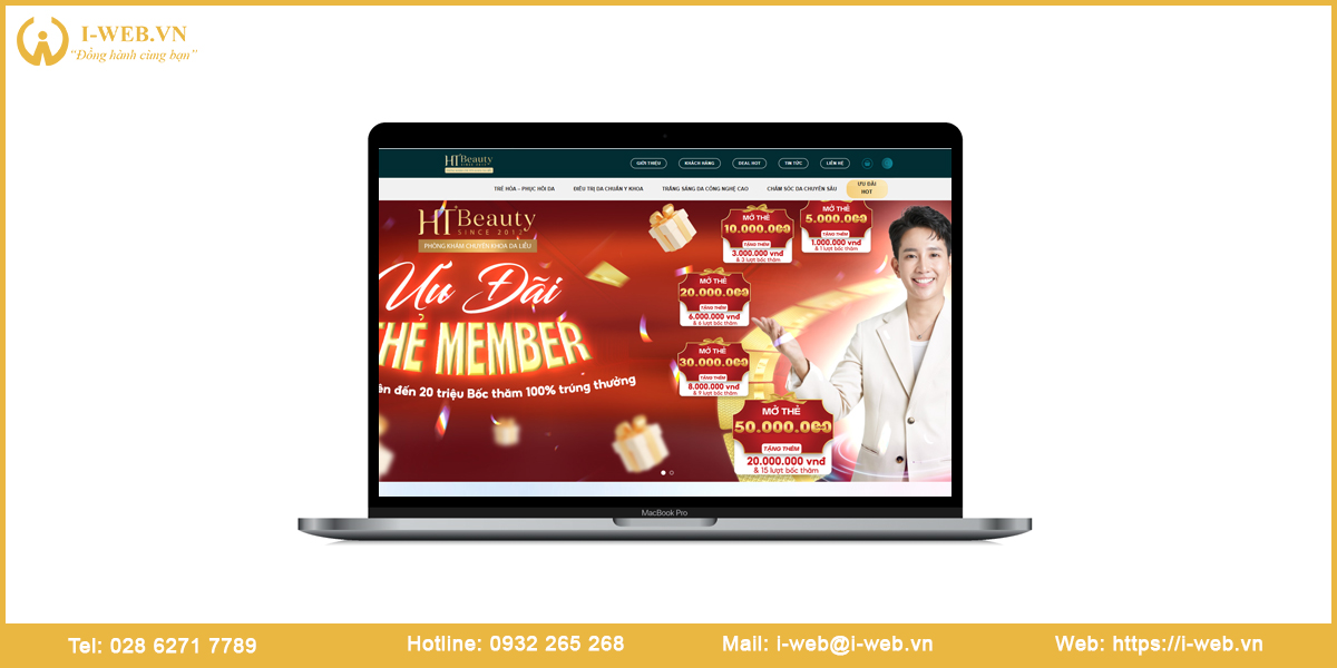 Mẫu website thẩm mỹ viện