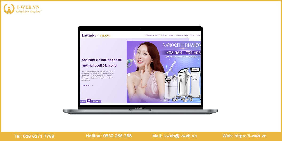 Mẫu website thẩm mỹ viện