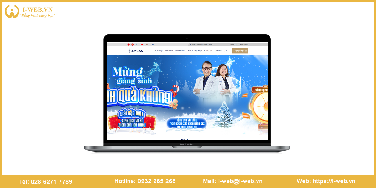 Mẫu website thẩm mỹ viện