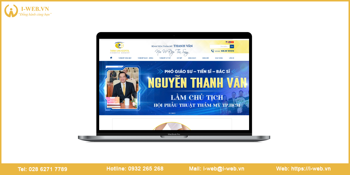 Mẫu website thẩm mỹ viện
