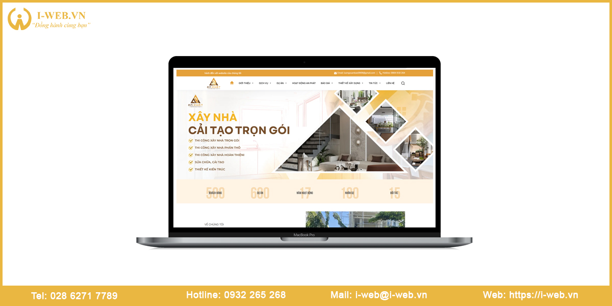 Mẫu thiết kế website Tiền Giang