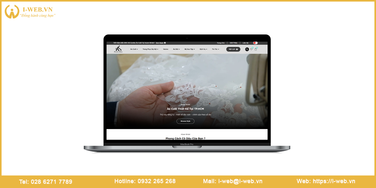 Mẫu thiết kế website Tiền Giang